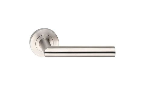 DORMAKABA URBAN LEVER 85T ON ROUND ROSE PAIR PRIVACY SSS