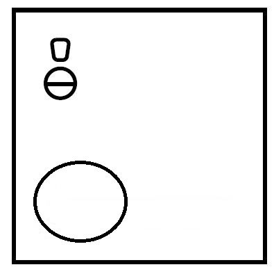 LOCKWOOD 200 ART EXT PLT W/PRIV EMERG TURN + 20 KNOB LH SS