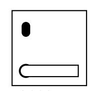 LOCKWOOD 200 ARTEFACT EXT PLATE W/CYL HOLE + 155 LEVER LH SS