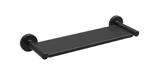 DYNAMIC SHOWER SHELF 300MM W X 110MM PROJECTION MATT BLACK