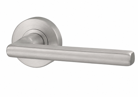 Lockwood Vivid VIV1/V4SS Lever V4 Passage Set With Latch Satin Stainless