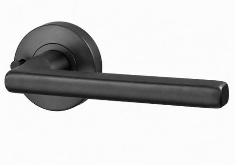 Lockwood Vivid VIV2/V4MBK Lever V4 Privacy Set With Latch Matt Black