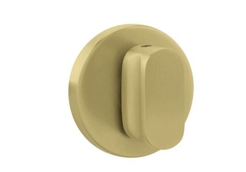 Lockwood Vivid VIV7SBPVD Oval Turn Escutcheon Satin Brass Pvd