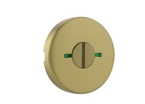 Lockwood Vivid VIV8PSBPVD Emergency Turn Escutcheon Satin Brass Pvd