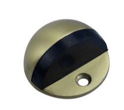 VIVID HALF MOON DOOR STOP SATIN BRASS PVD