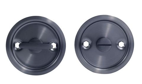 VIVID CAV SLIDER PRIVACY SET SATIN GUN METAL PVD