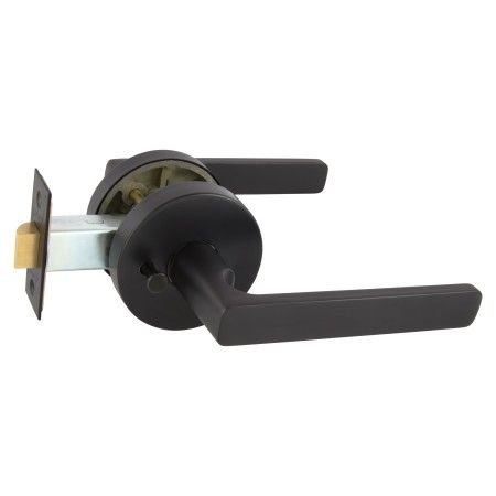 GAINSBOROUGH AVANT RIVERA LR 64mm PRIVACY LVR SET MB W/LATCH