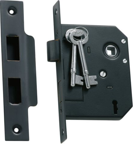 Tradco TRA1141 Mortice Lock 3 Lever Antique Copper Backset 57mm