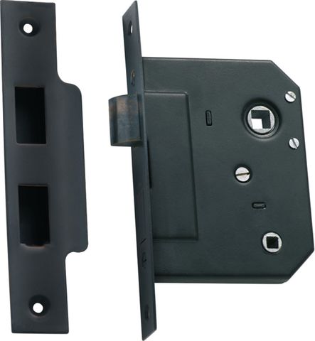 TRADCO MORTICE LOCK PRIVACY ANTIQUE COPPER BACKSET 44MM