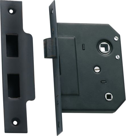 TRADCO MORTICE LOCK PRIVACY ANTIQUE COPPER BACKSET 57MM