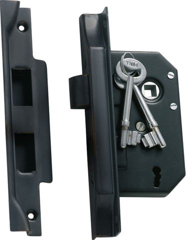 Tradco TRA1148 Mortice Lock 3 Lever Rebated Ac Ctc57mm Backset 44mm