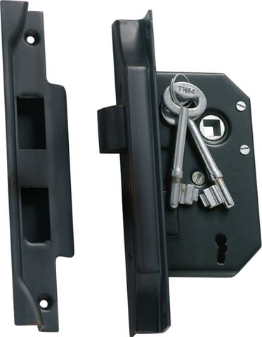 TRADCO MORTICE LOCK 3 LEVER REBATED AC CTC57MM BACKSET 44MM
