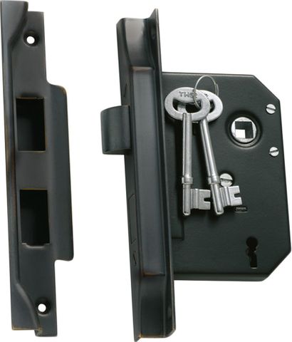 Tradco TRA1149 Mortice Lock 3 Lever Rebated Ac Ctc57mm Backset 57mm