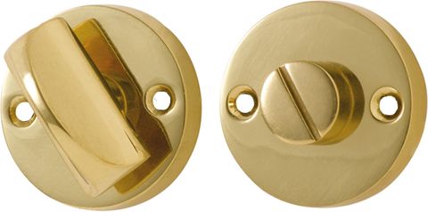 TRADCO PRIVACY TURN ROUND POLISHED BRASS D35MM
