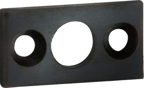 TRADCO BARREL BOLT FLAT PLATE KEEPER