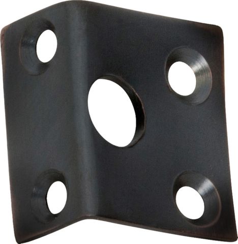 Tradco TRA1385 Right Angle Keeper Antique Copper Bolt 7.5mm