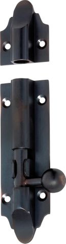 TRADCO BARREL BOLT VICTORIAN ANTIQUE COPPER L100XW32MM BOLT