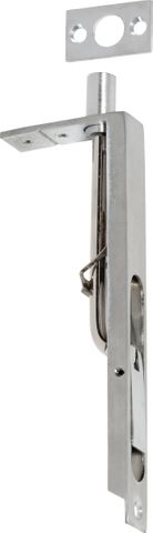 TRADCO FLUSH BOLT SATIN CHROME H150XW19MM