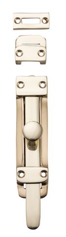 TRADCO TOWER BOLT POLISHED BRASS H118XW32MM
