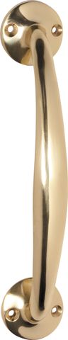 TRADCO CABINET PULL HANDLE TELEPHONE POLISHED BRASS