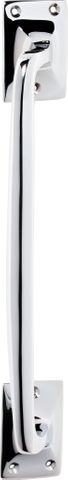 TRADCO PULL HANDLE CLASSIC OFFSET CHROME PLATED