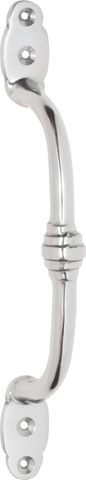 TRADCO CABINET PULL HANDLE OFFSET BANDED CHROME PLATED