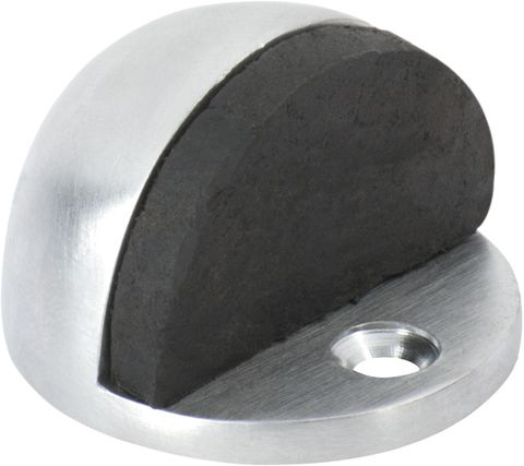 TRADCO DOOR STOP OVAL SATIN CHROME H29XD40MM