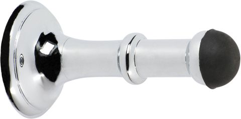 TRADCO DOOR STOP CONCEALED FIX SMALL CHROME PLATED D43XP80MM