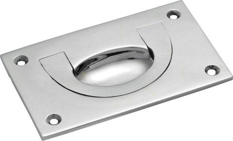 TRADCO FLUSH PULL LARGE CHROME PLATED H55XW90MM