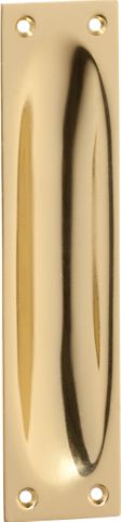 TRADCO SLIDING DOOR PULL CLASSIC LARGE POLISHED BRASS