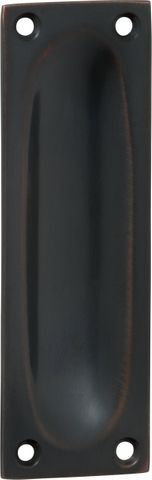 TRADCO SLIDING DOOR PULL CLASSIC SMALL ANTIQUE COPPER