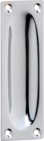 TRADCO SLIDING DOOR PULL CLASSIC SMALL CHROME PLATED