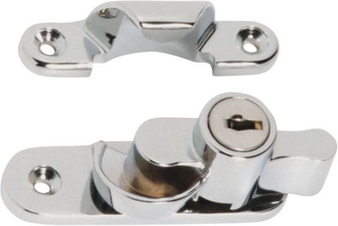 TRADCO SASH FASTENER LOCKING ZINC ALLOY SATIN CHROME