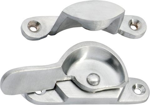 TRADCO SASH FASTENER NARROW SATIN CHROME L69XW17MM