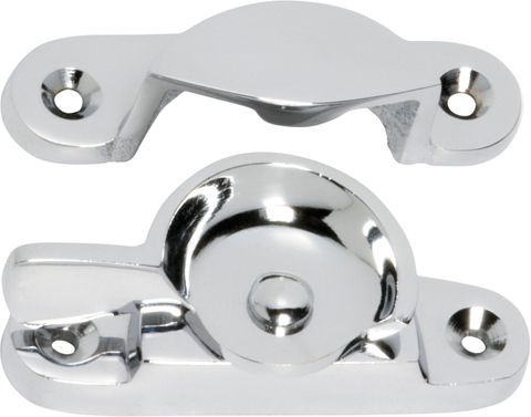TRADCO SASH FASTENER CLASSIC CHROME PLATED L65XW25MM