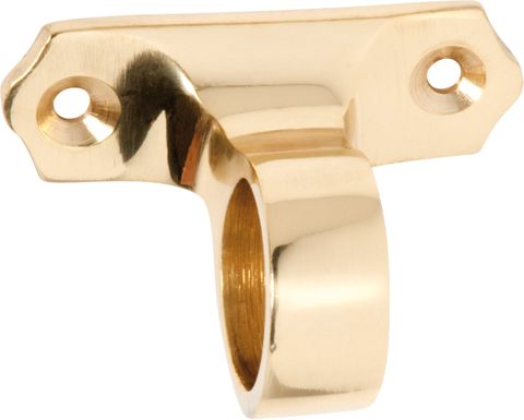 TRADCO SASH EYE OFFSET POLISHED BRASS H32XW49XP36MM