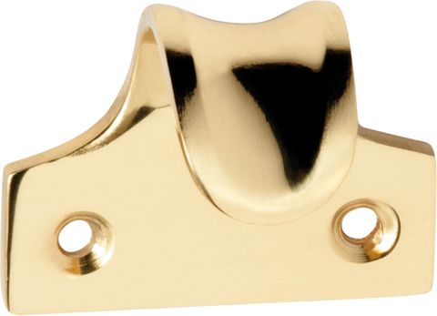 TRADCO SASH LIFT DISHED POLISHED BRASS H38XW45XP30MM