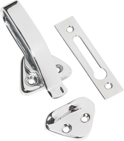 TRADCO HOPPER WINDOW FASTENER CHROME PLATED L74XW39XP31MM