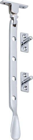 TRADCO CASEMENT STAY BASE FIX SMALL CHROME PLATED L200MM