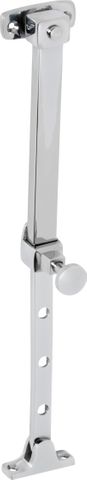 TRADCO CASEMENT STAY TELESCOPIC PIN CHROME PLATED L200-295MM