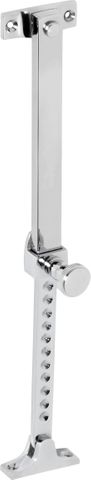 TRADCO CASEMENT STAY TELESCOPIC SCREW DOWN CHROME PLATED