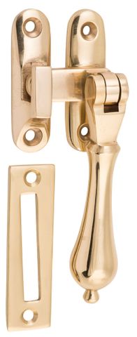 Tradco TRA1730 Casement Fastener Teardrop PB W40xp30mm Drop 95mm