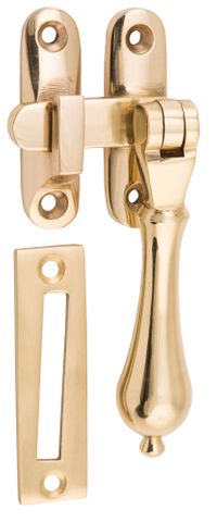 Tradco TRA1731 Casement Fastener Teardrop Long Throw PB Drop 95mm