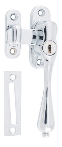 Tradco TRA1777 Casement Fastener Locking Teardrop RH Chrome Plated