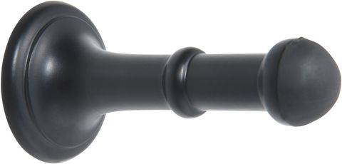 TRADCO DOOR STOP CONCEALED FIX SMALL MATT BLACK D43XP80MM