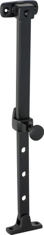 TRADCO CASEMENT STAY TELESCOPIC PIN MATT BLACK L200-295MM