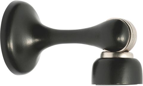 TRADCO DOOR STOP MAGNETIC MATT BLACK D44XP75MM