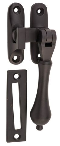 TRADCO CASEMENT FASTENER TEARDROP MATT BLACK DROP 95MM