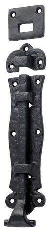 Tradco TRA1840 Tower Bolt Iron Matt Black L180xw48mm