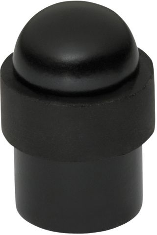 TRADCO DOOR STOP DOMED MATT BLACK H50XD30MM